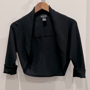 Central Park West Black Shrug